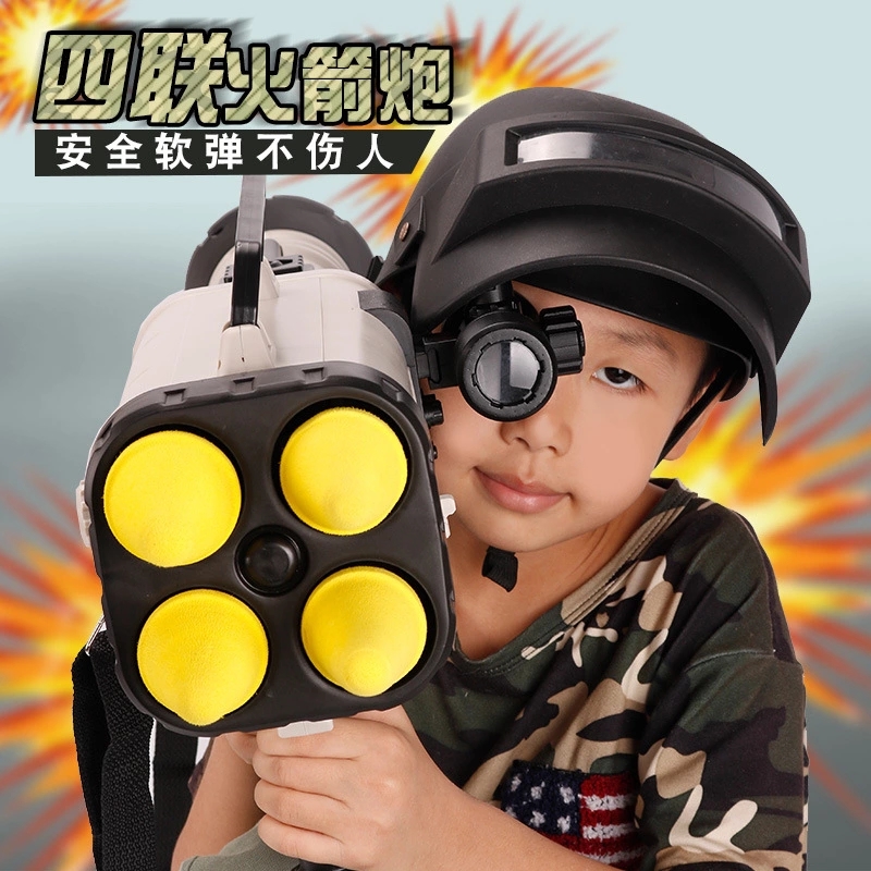 Little Force M202 Four-Rocket Launcher, Toy Cannon, Assault rpg Children's Launcher, Boy's Large size details Picture
