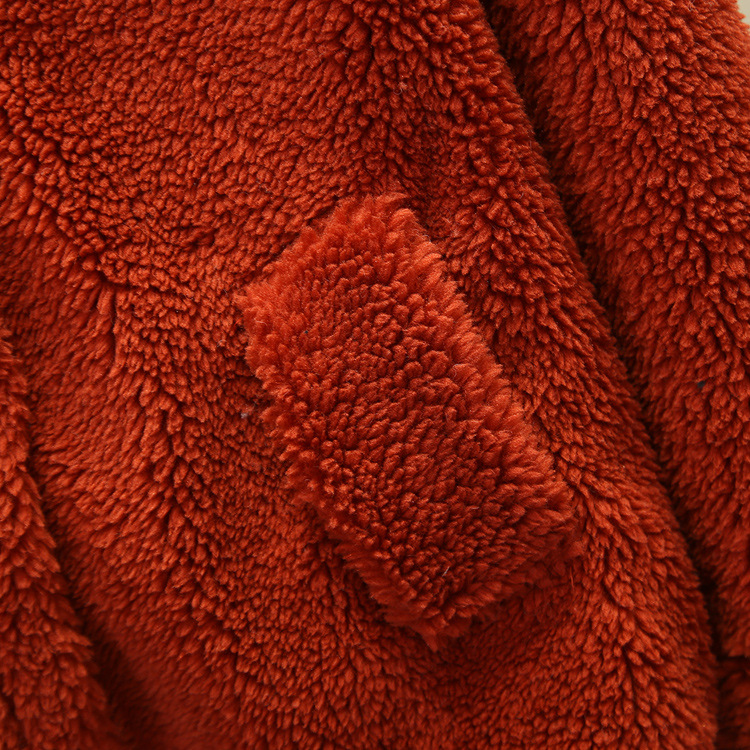 A new autumn and winter casual lambskin plush fur coat for women, a short Korean-style granular fleece warm top Specification image