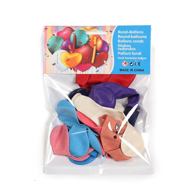 Factory direct sales of cartoon character round balloons, personalized long balloons, birthday party decoration and atmosphere balloons Item Picture