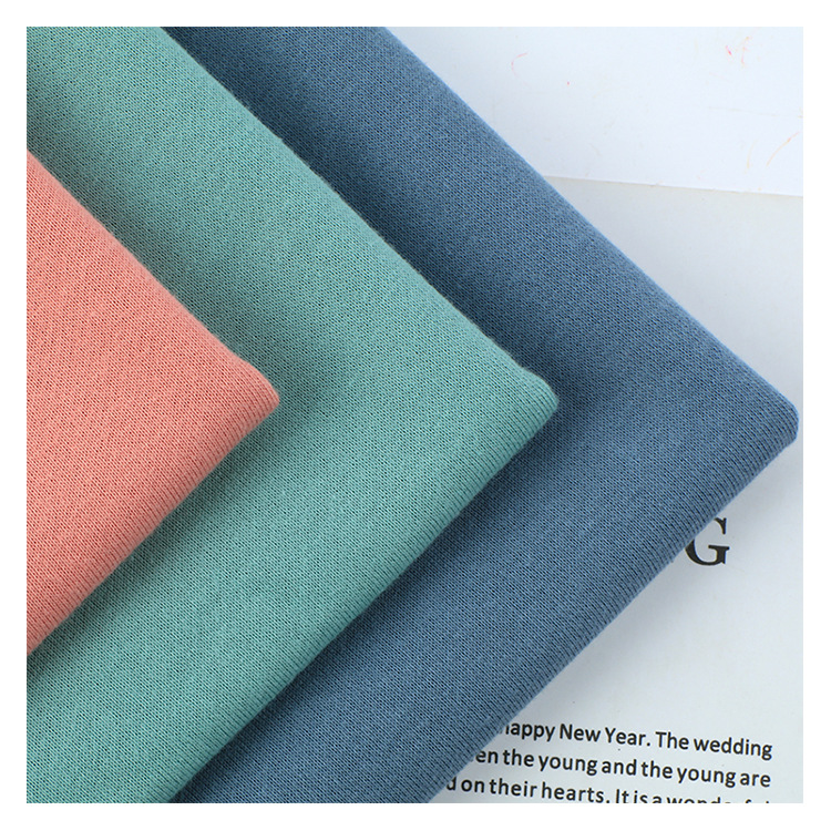 Fashionable and casual large-loop knitted sweatshirt fabric for autumn and winter is available in stock