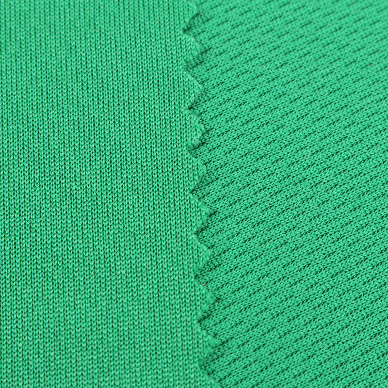 We offer a large supply of weft knitted bird's eye fabric, quick-drying all-polyester double-sided tight sportswear and elastic swimming suit fabric Specification image