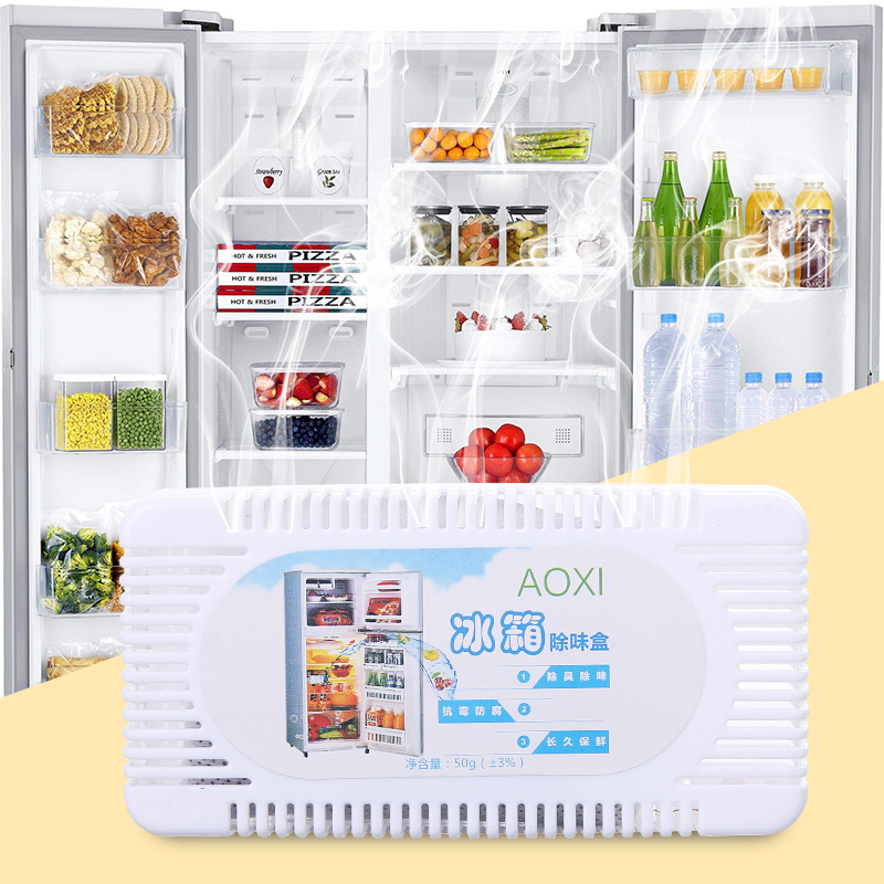 冰箱除味剂去味杀菌消毒清洗剂家用冰箱除异味冰箱除臭神器竹炭包