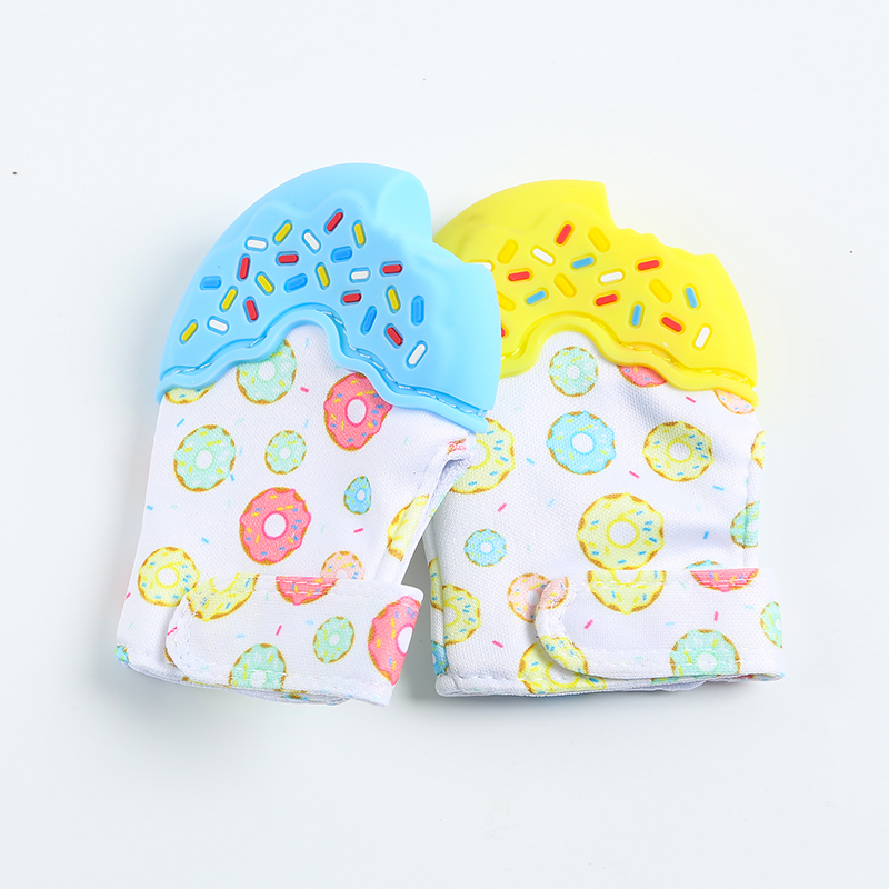Amazon's best-selling baby silicone teething gloves, baby cartoon teething toys, children's silicone toys, baby products details Picture