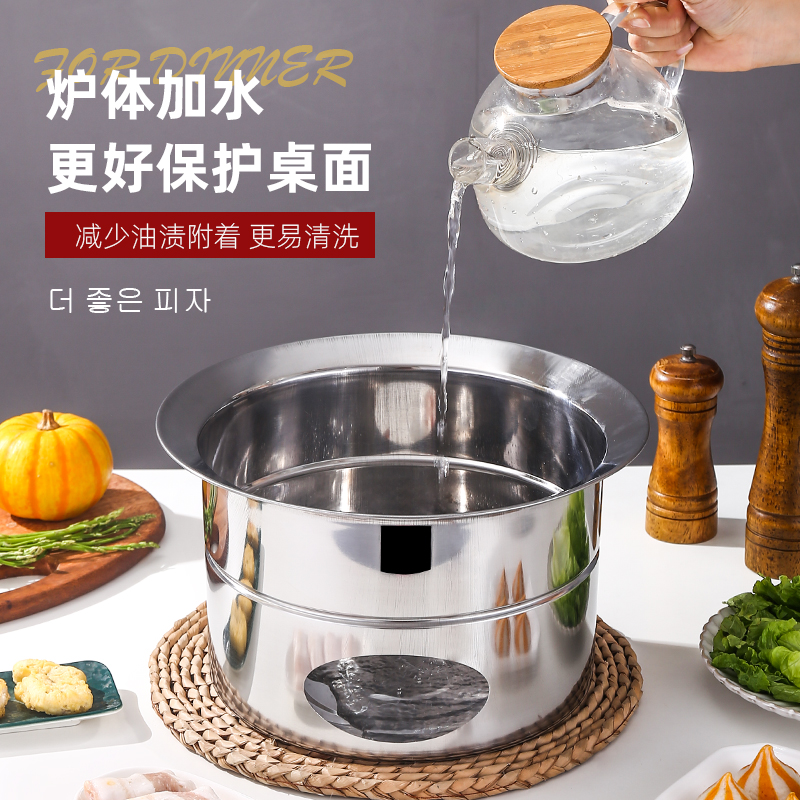 New barbecue pot, stainless steel barbecue pot, barbecue grill, stainless steel barbecue grill, barbecue supplies Item Picture