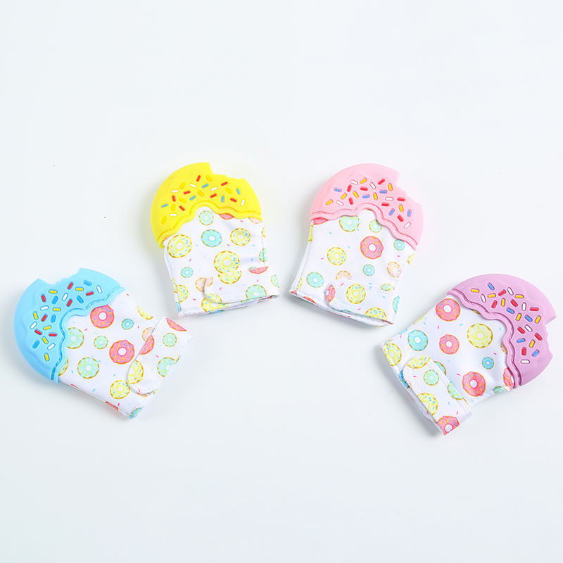 Amazon's best-selling baby silicone teething gloves, baby cartoon teething toys, children's silicone toys, baby products Specification image