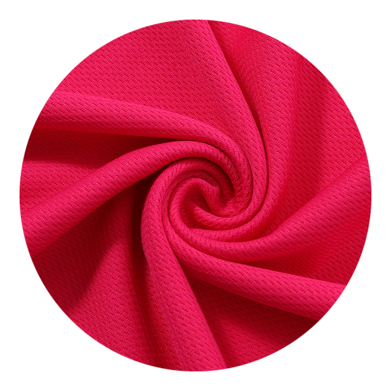 鸟眼布鸟眼网眼布校服面料广告衫篮球运动服透气蜂巢吸湿排汗