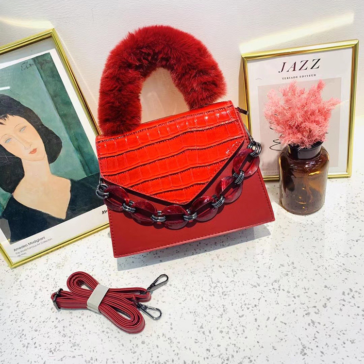 Fashionable female bag one shoulder slant carrying small bag