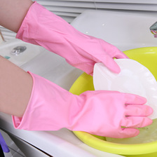 家务手套 pvc彩色短款 清洁洗衣洗碗拖地专用加厚耐用防油防污
