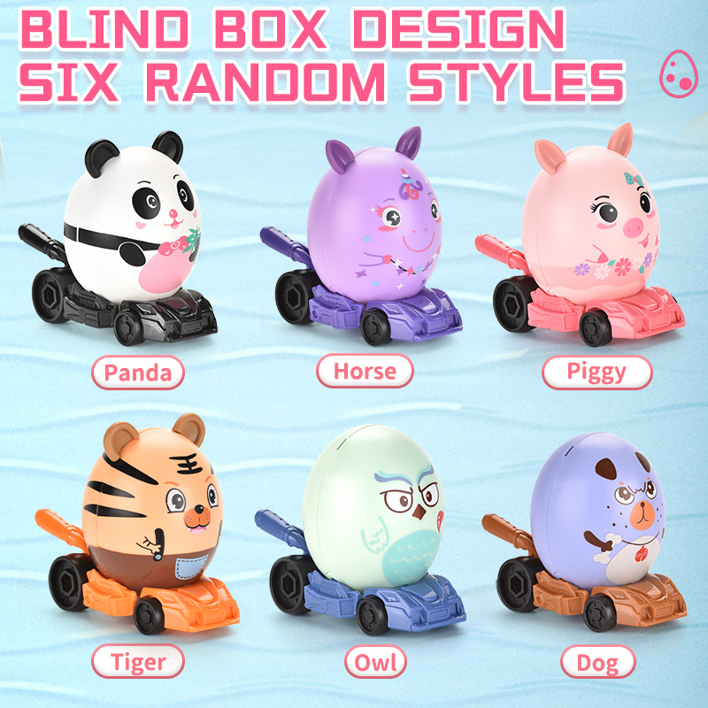 The manufacturer supplies DIY educational and cute egg assembly car assembly toys for boys and girls as gift assembly toys, which are selling well details Picture