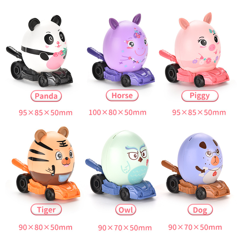 The cross-border new model manufacturer supplies DIY educational and cute egg assembly vehicles for boys and girls as gift assembly toys, which are selling well Application Scenario