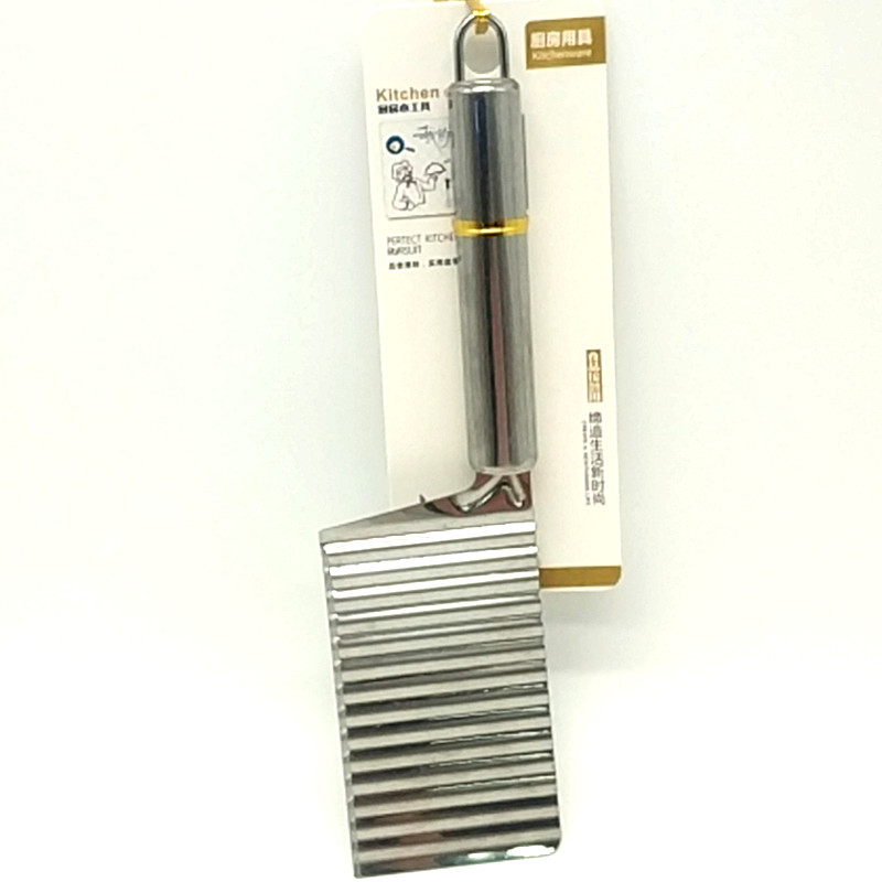 阳光百货 430材质钢波浪刀专业土豆切条器波纹刀削薯条波纹刀