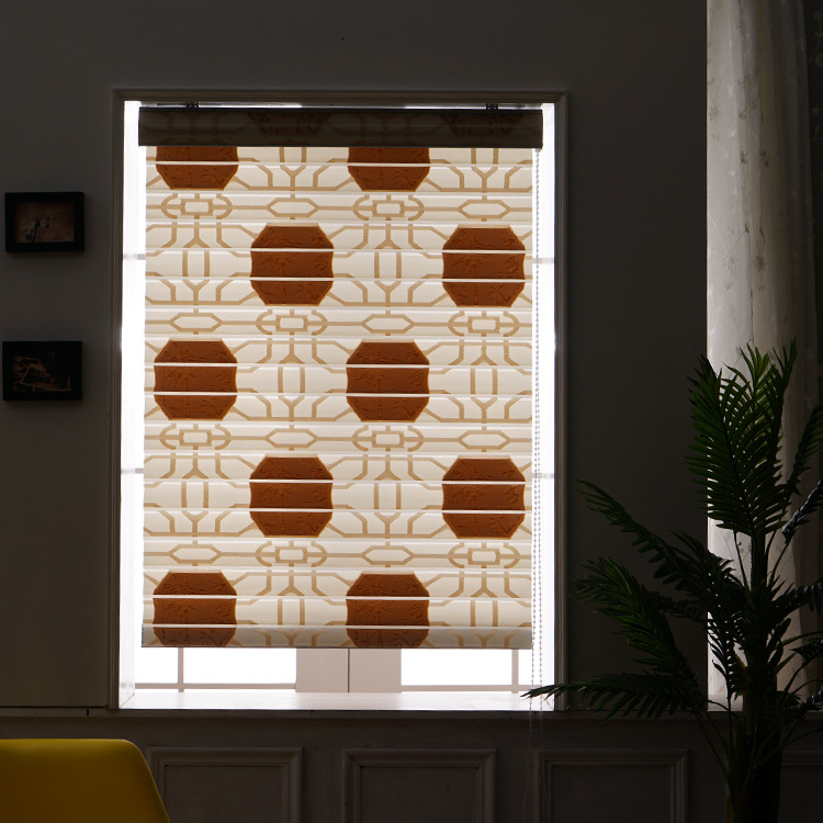 Chinese bamboo jacquard curtain finished product blinds bedroom bathroom shading curtain soft gauze curtain Application Scenario