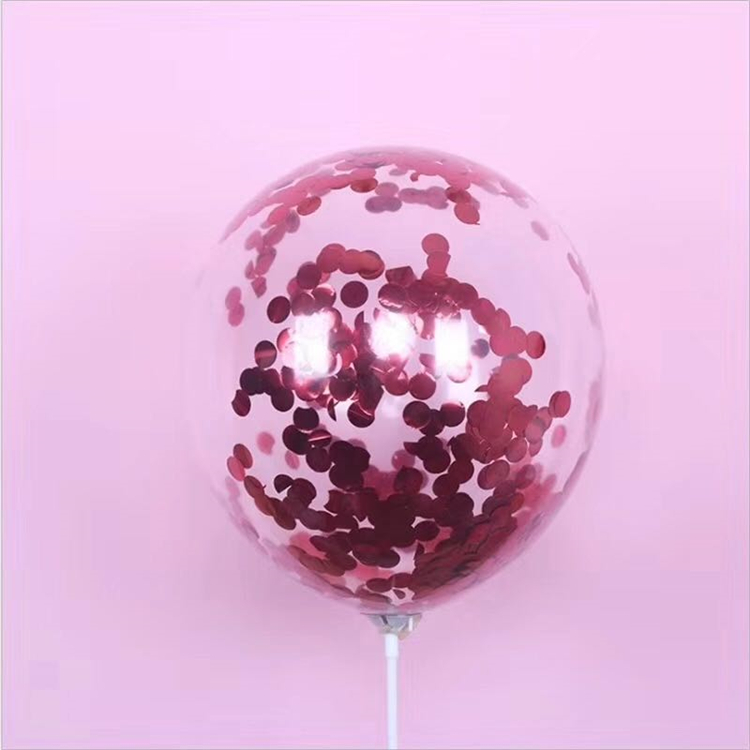 Wholesale of fashionable party decoration balloons, transparent sequin decoration balloons, wedding and birthday scene decoration, latex balloons