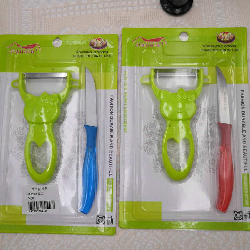 116 Peeler, multi-functional single-head fruit knife, stainless steel fruit knife, plastic handle, practical kitchen fruit knife details Picture