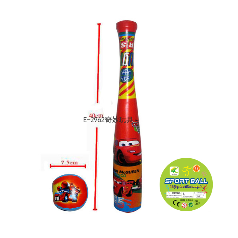 ألعاب الأطفال الرياضية الرياضية في الهواء الطلق في صالة بيسبول الأطفال الكرتونية (PU) Specification image