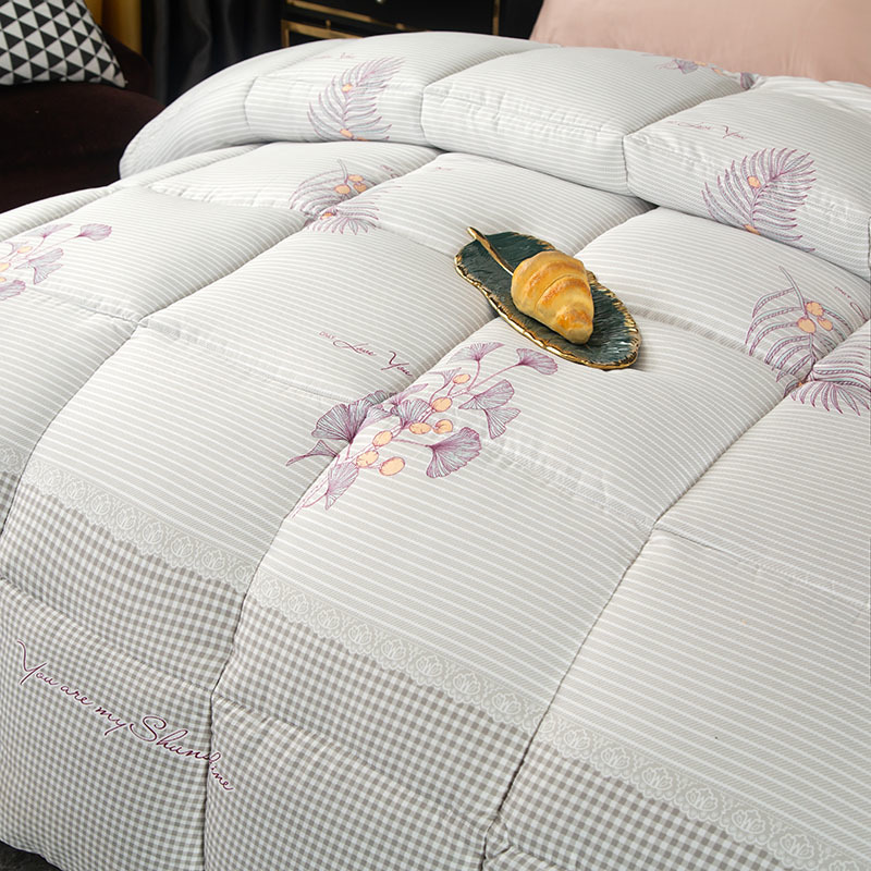 ywxuege Snow Pigeon bedding new feather velvet winter quilt warm quilt core only love1 bed sheet and quilt cover four-piece set home textile bedding Application Scenario