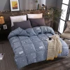 ywxuege Snow Pigeon bedding New Feather Velvet winter quilt Warm Quilt Core Bee - Blue 1 Bedding bed sheet and quilt cover Four-piece set details Picture