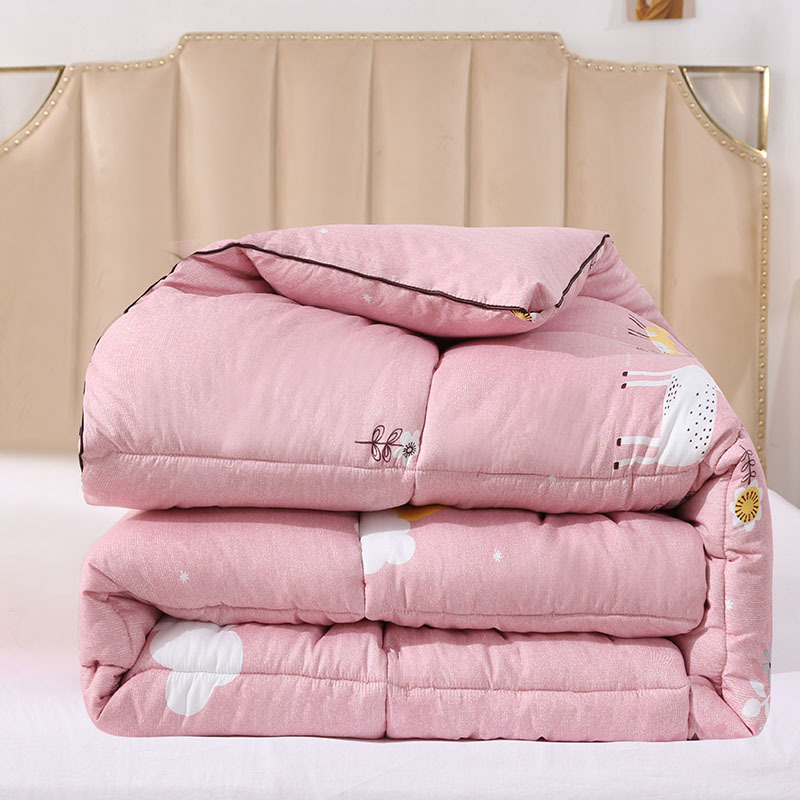 ywxuege Snow Pigeon bedding new feather velvet winter quilt warm quilt core Deer 200*230 Item Picture