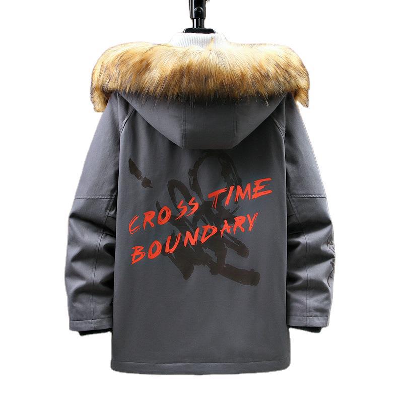 Winter hooded thickened mid-length down jacket 2020 new down fashion brand winter loose plus-size student coat Item Picture