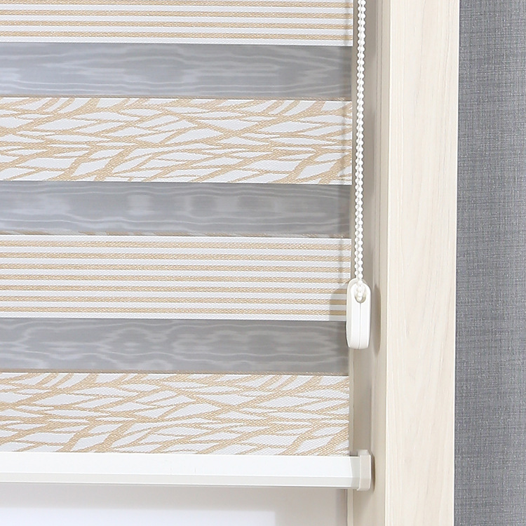 Bathroom kitchen shutter manual lift waterproof oil proof shutter soft gauze curtain day and night curtain zebra curtain Application Scenario