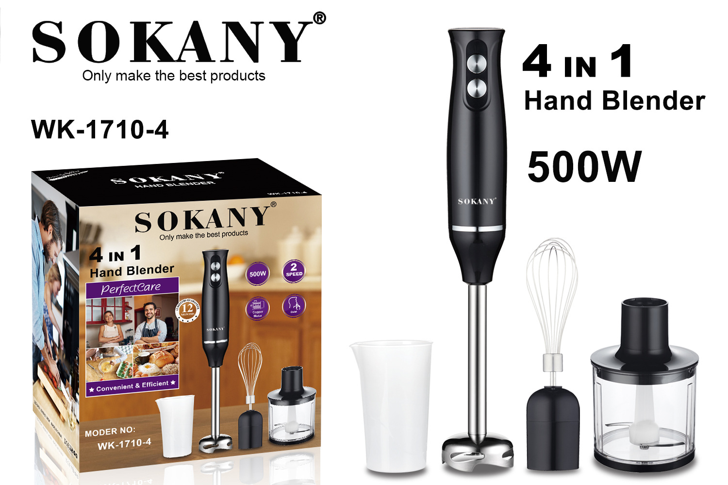 sokany1710-4 barra de cocina para bebé accesorio máquina de cocina doméstica pequeña barra de cocina 4 en 1 batidor de huevos Application Scenario