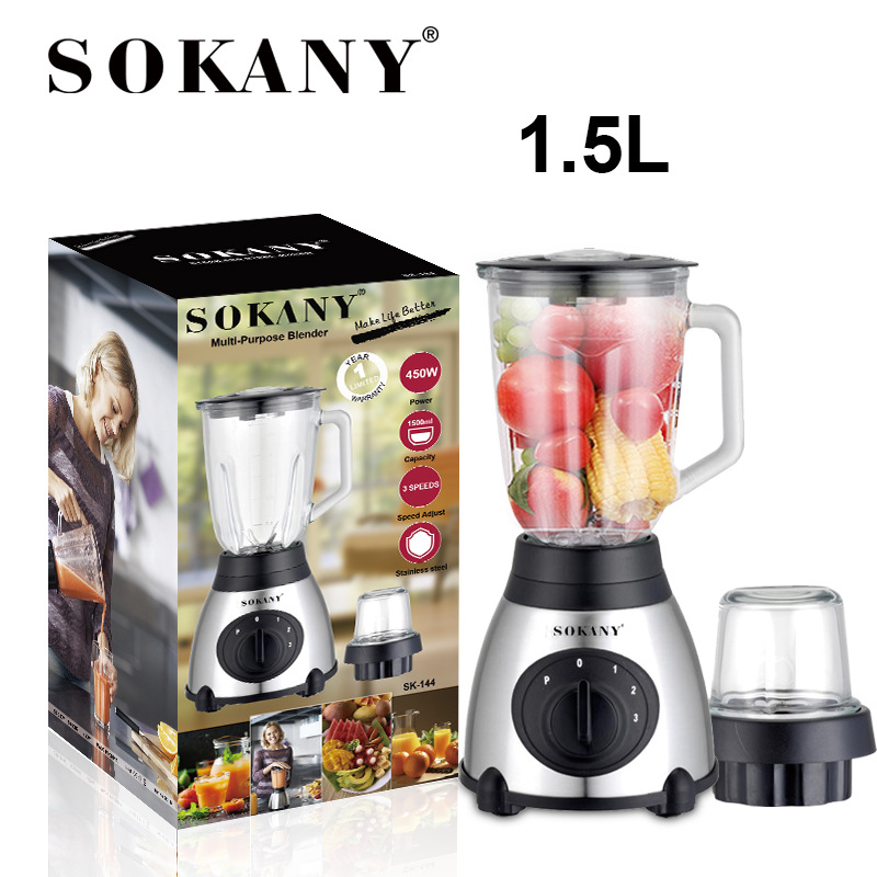 Cross-border sokany144 juicer, food processor, juicer, household small multi-functional fully automatic juicer Item Picture