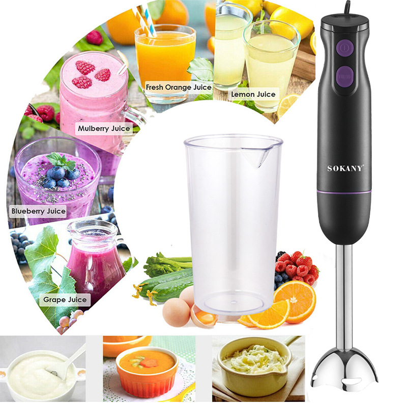 sokany1705 Baby food maker, baby food stick, multi-functional household electric blender, small and mini details Picture