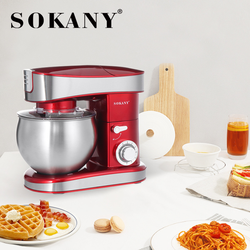 Cross-border sokany213C multi-functional household chef machine, juicer, meat grinder, electric 3-in-1, European standard in stock details Picture