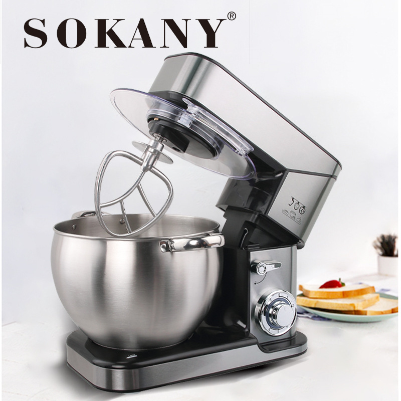 [Cross-border Hot Sale] Sokany623 Chef Dough Mixer, Multi-functional commercial, Super Large Capacity Dough Mixer, 10L Specification image