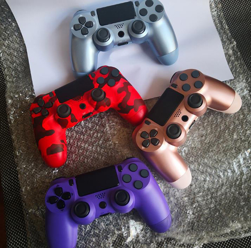 批发PS4无线蓝牙游戏手柄PS4手柄 4代灯条手柄方案稳定工厂直销
