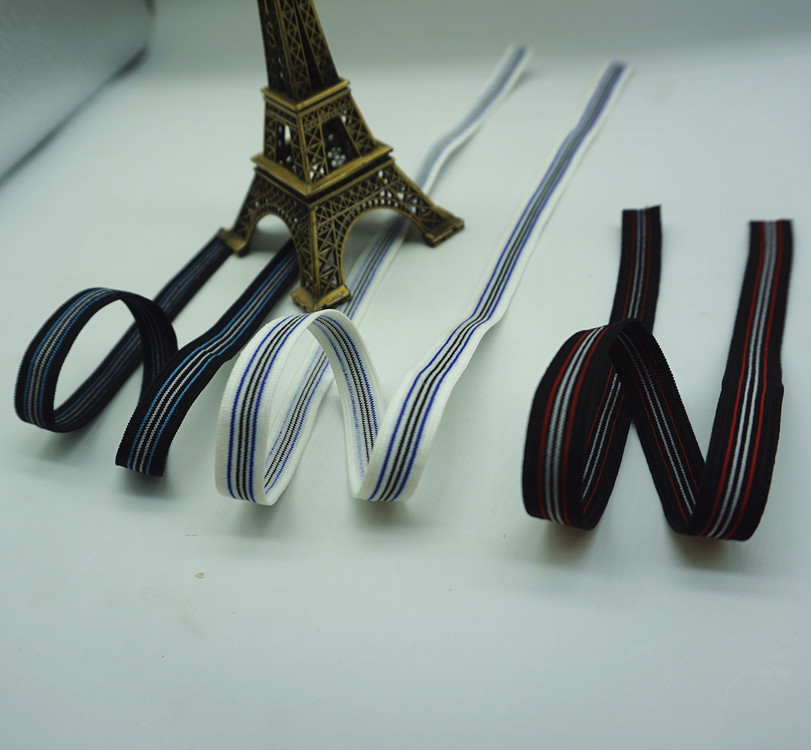 1.0Cm Spot Color Yarn-Dyed Elastic Ribbon Elastic Ribbon Garment Ribbon Elastic Accessories Application Scenario