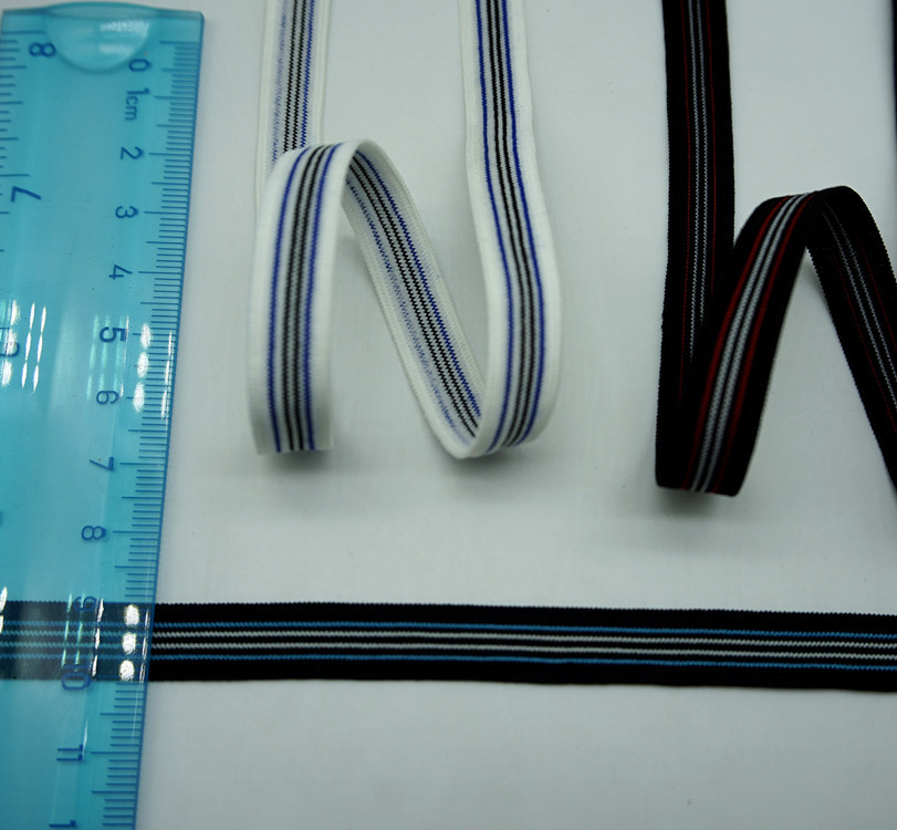 1.0Cm Spot Color Yarn-Dyed Elastic Ribbon Elastic Ribbon Garment Ribbon Elastic Accessories Item Picture