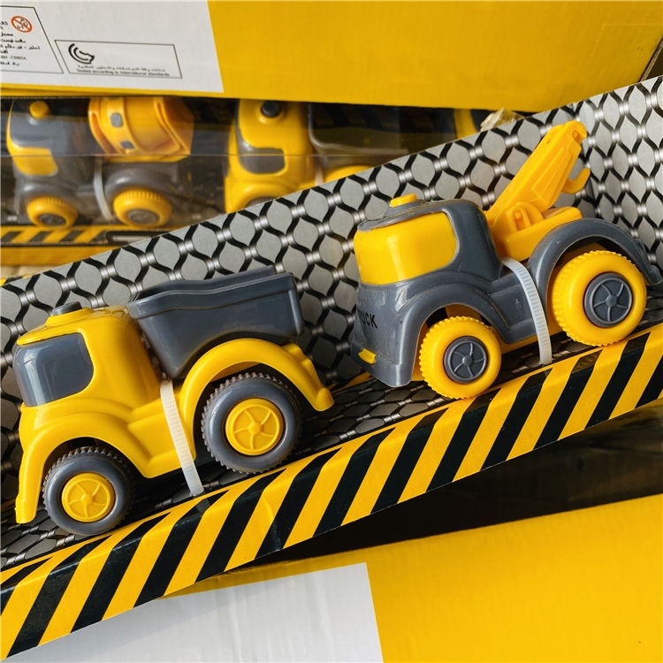 Cross-border foreign trade yellow construction engineering vehicle/toy vehicle 4-piece set fun engineering vehicle set toy street stall hot Application Scenario
