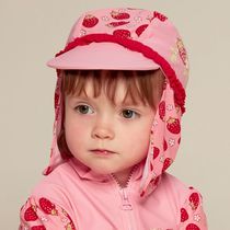 Children children beach swimming beach holiday sunscreen hat