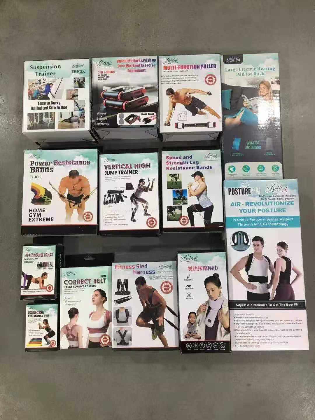 彩色臀带健身瑜伽女提翘臀拉带运动阻力带深蹲弹力带运动器材