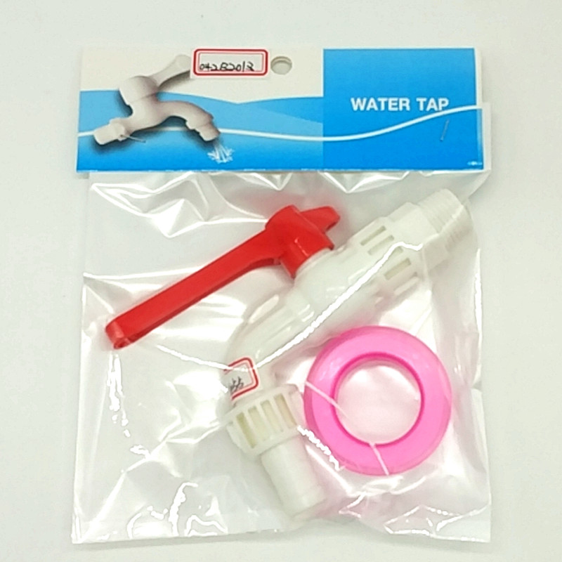 阳光百货 袋装吊卡塑料水龙头+防水生胶带