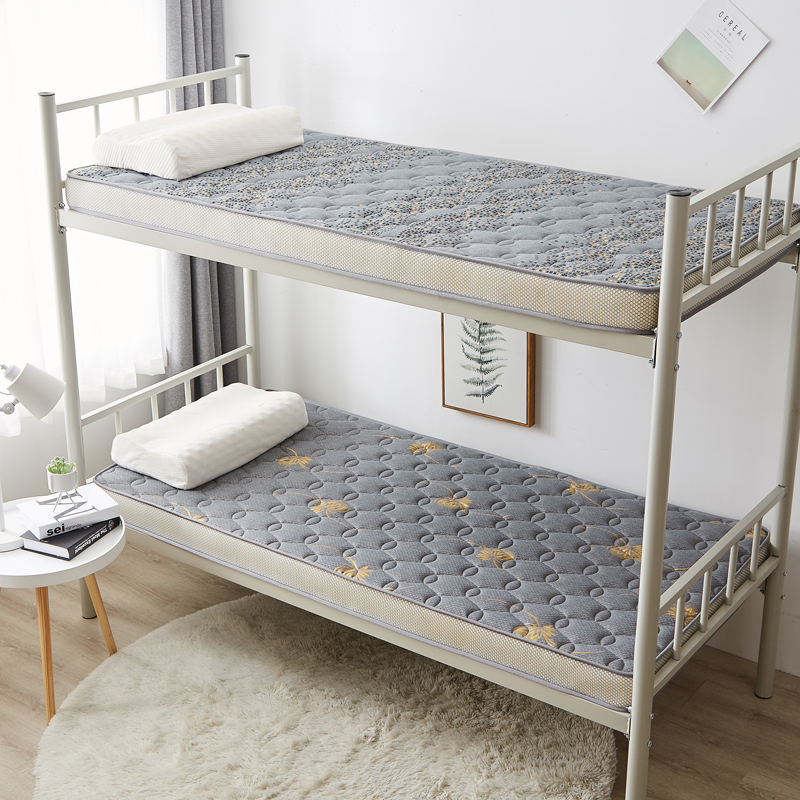 The final version of the new Blue Starry Sky series student three-dimensional mattress with golden leaves and hard cotton mattress
