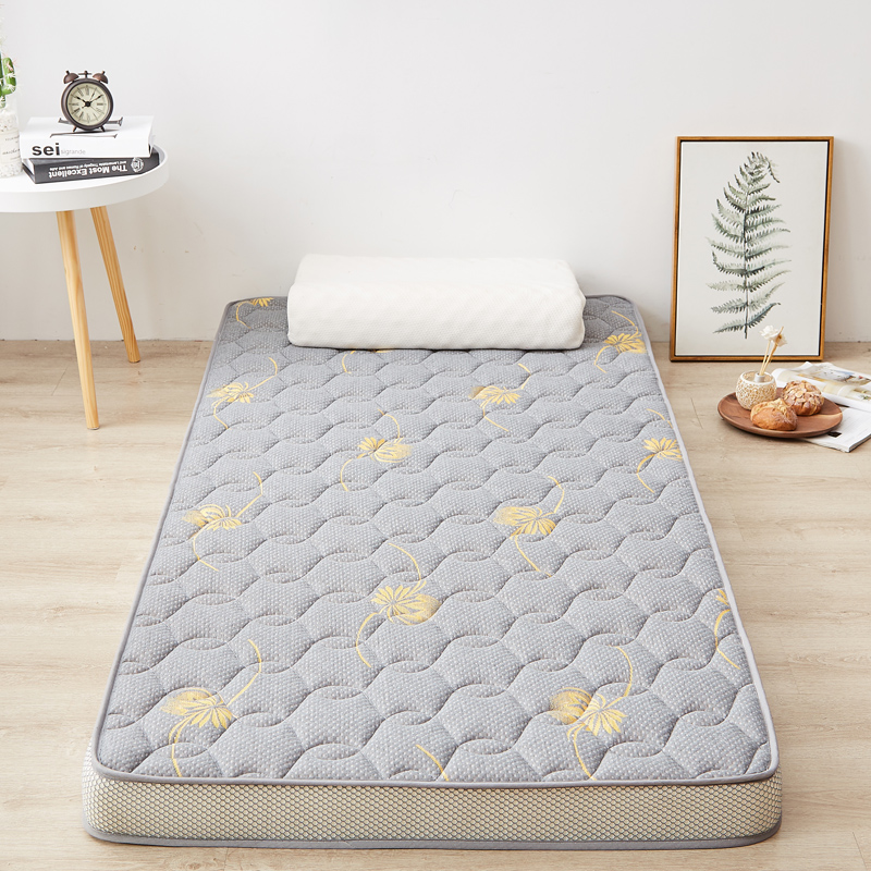 The final version of the new Blue Starry Sky series student three-dimensional mattress with golden leaves and hard cotton mattress Specification image