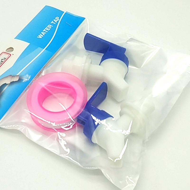 Sunshine Department Store hanging card bag set of 2 plastic faucets + waterproof raw tape set details Picture
