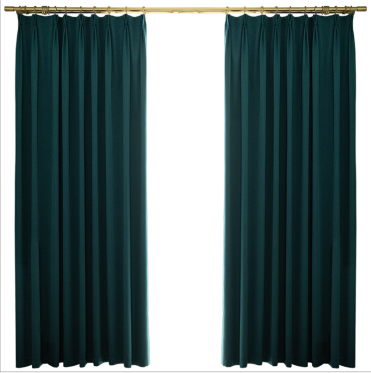 Double-sided linen full blackout curtain fabric for modern and simple bedroom and balcony solid color wholesale customization Application Scenario