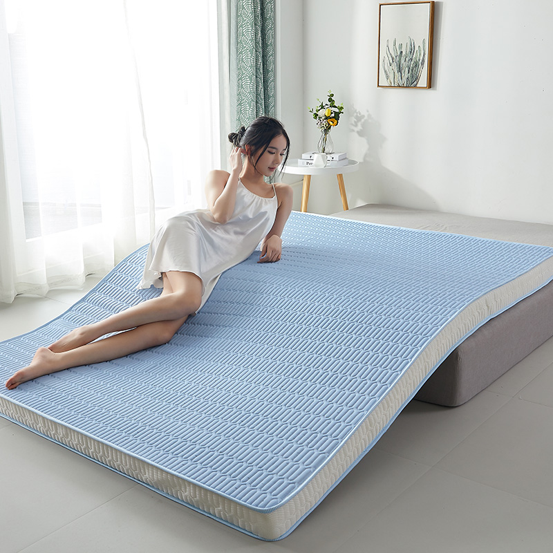 新款防塌陷凉感乳胶床垫 记忆海绵床垫 榻榻米床垫 学生宿舍床垫详情图2
