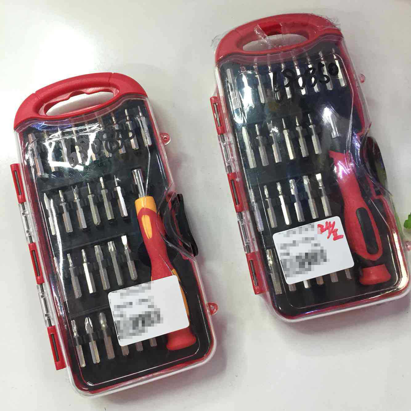 "Fashionable and creative 27-in-one multi-functional household combination hardware screwdriver tool box factory direct sales. details Picture