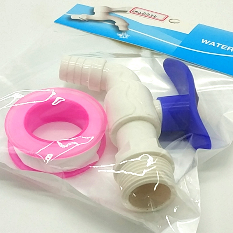 Sunshine Department Store hanging card plastic faucet + waterproof raw tape Specification image