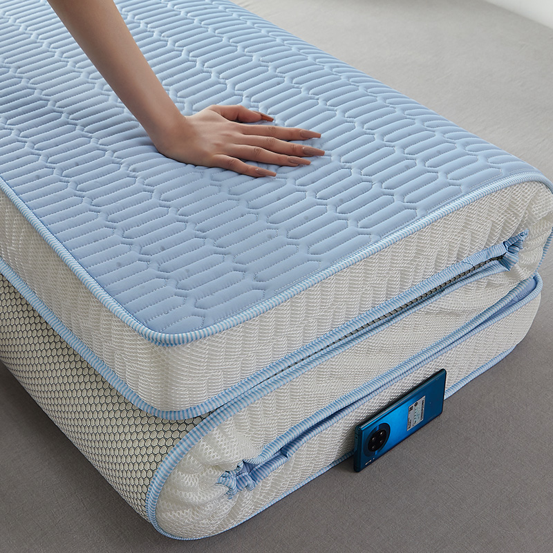 新款防塌陷凉感乳胶床垫 记忆海绵床垫 榻榻米床垫 学生宿舍床垫详情图4