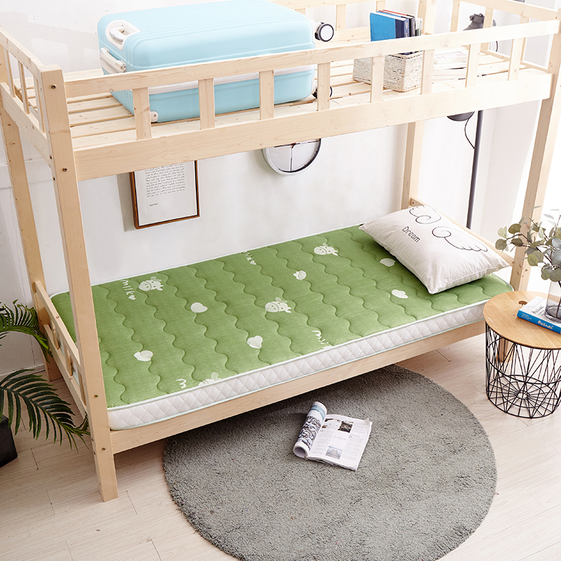 New student knitted three-dimensional breathable mattress, 6.5cm thick hard cotton mattress, school dormitory mattress details Picture