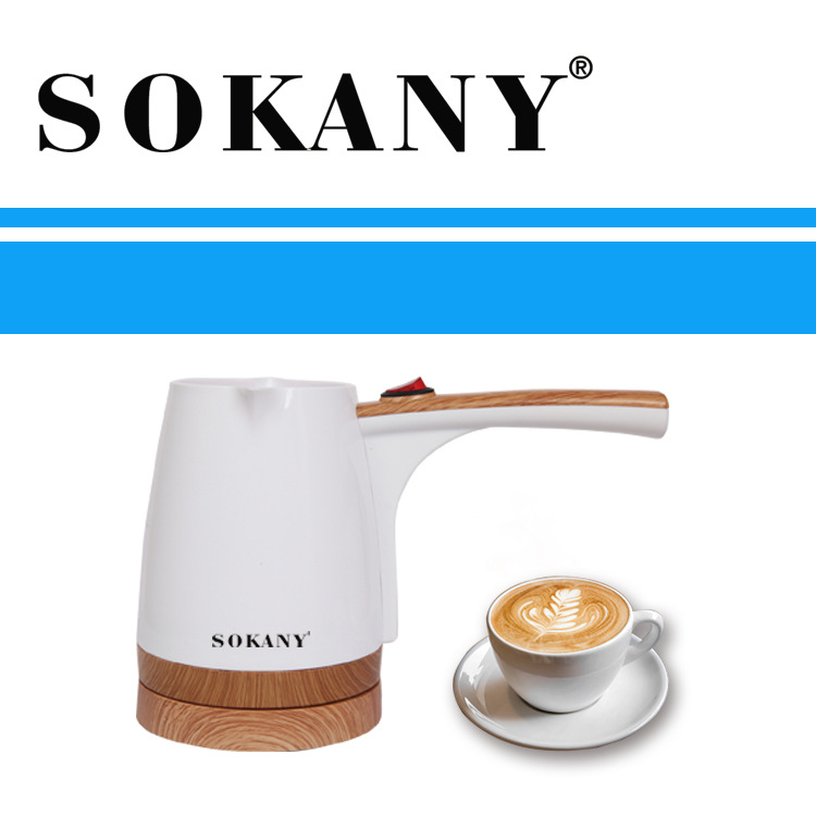عبر الحدود Sokany Nتركيا، غلاية القهوة الكهربائية المنزلية الصغيرة
