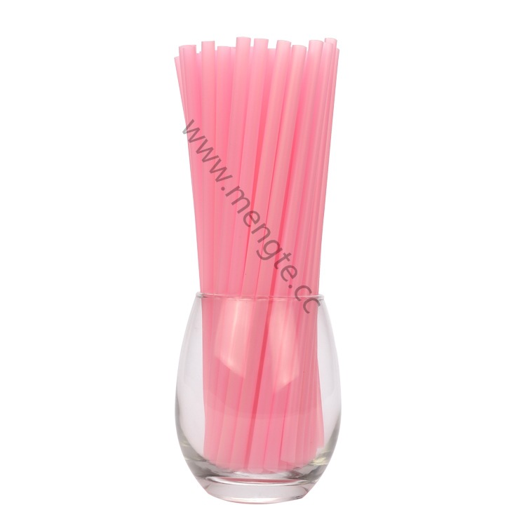 Pla Material Environmental Protection And Safety. Hygienic. Practical Degradation Of Red. Color. Blue. Purple Green Straight Straws Application Scenario