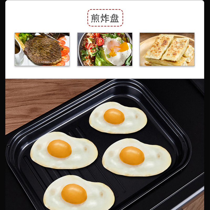 Cross-border SOKANY145 multi-functional three-in-one automatic breakfast Machine, Toast, bread, Egg and Coffee machine Application Scenario