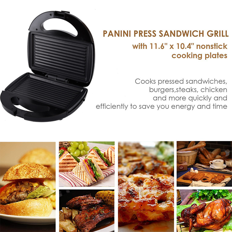 Cross-border sokany118 Home Sandwich Breakfast Machine, Light Food machine, waffle Machine, multi-functional Toast toaster Specification image