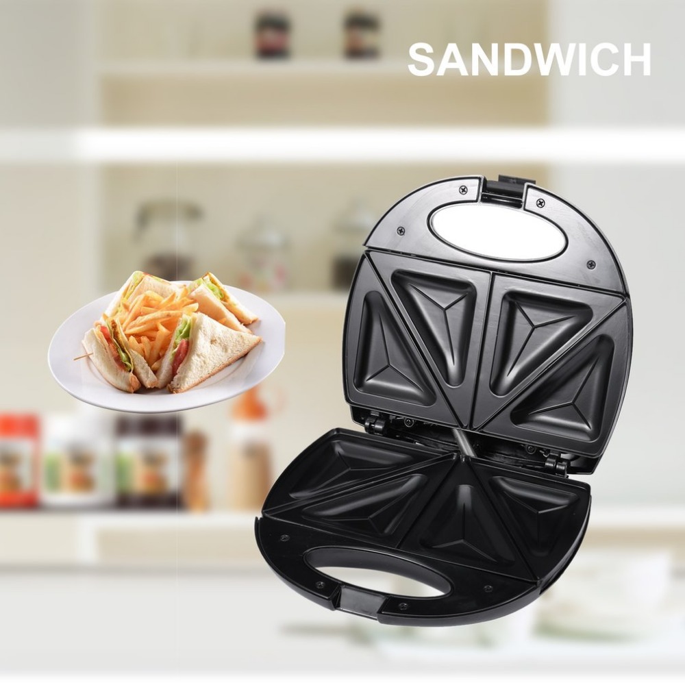 Cross-border bestseller sokany102 Luxury stainless steel triangular home sandwich toaster and sandwich toaster